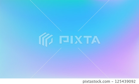 Light Blue smooth abstract gradient background. Holographic blurred 125439092