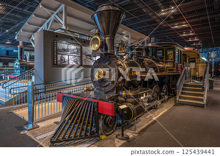 "Saitama Prefecture" Railway Museum "Benkei Locomotive and 7100 Series Steam Locomotive" 125439441
