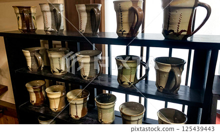 Inside the store where Karatsu ware is on display Inside the store where Karatsu ware is on display 125439443