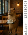 Capybara Barista: Cozy Coffee Break 125439695