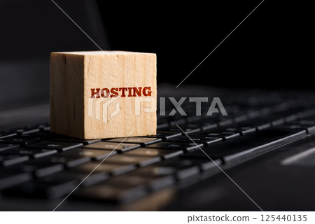 Computer hosting concept 125440135