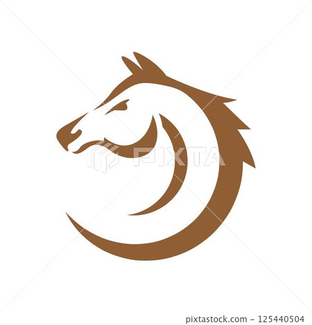 Horse logo icon design 125440504