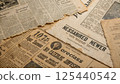 old newspaper background 125440542