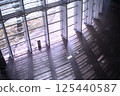Light from between the buildings 125440587