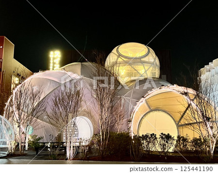 2025 Kansai Osaka Expo: The cute white dome of the Swiss Pavilion 125441190