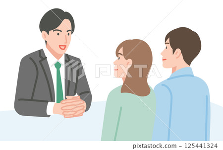 商人與客戶會面 商人與客戶會面 125441324