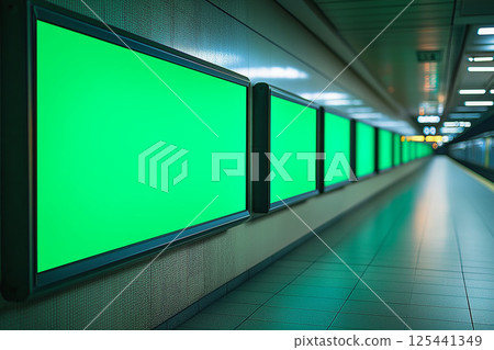 Digital signage mockup Digital signage mockup 125441349