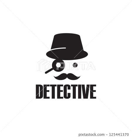man detective agent logo design man detective agent logo design 125441370