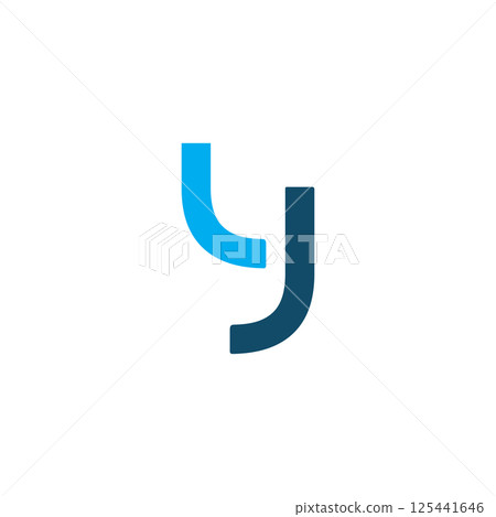 Modern Y letter logo design Modern Y letter logo design 125441646
