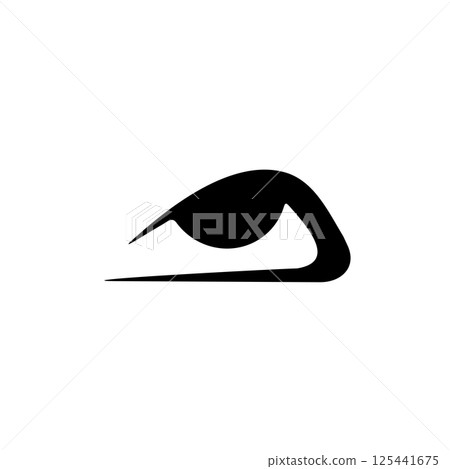 Black eye icon logo design 125441675