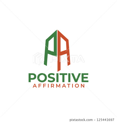 PA letter building company logo design PA letter building company logo design 125441697