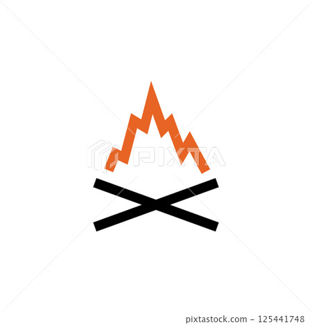 expedition campfire light logo design expedition campfire light logo design 125441748