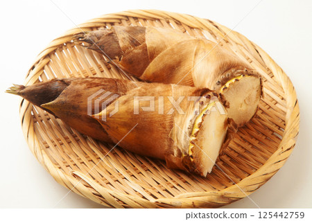 Raw bamboo shoots Raw bamboo shoots 125442759