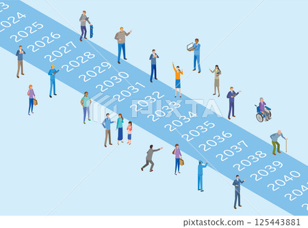 The passing of time and people The passing of time and people 125443881