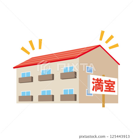一個完全被佔用的公寓 一個完全被佔用的公寓 125443913