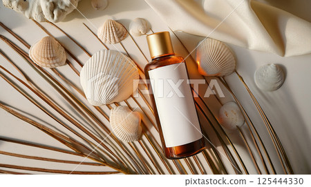 Skin care bottle mockup image 125444330