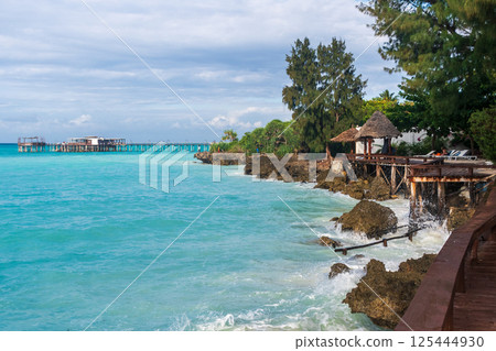 The coast of northern Zanzibar 125444930