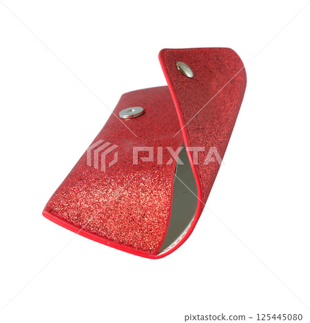 Shiny and glossy of eye glasses boxs on a white background. 125445080