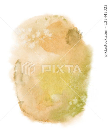 A Soft Watercolor Abstract Artwork Featuring Beautiful Earthy Tones with Gentle Blurs 125445322