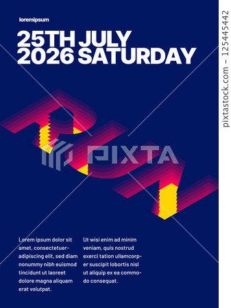 Layout template for events or business related. 125445442