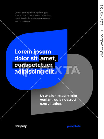 Layout template for events or business related. Layout template for events or business related. 125445451