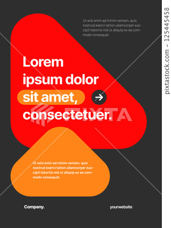 Layout template for events or business related. Layout template for events or business related. 125445458