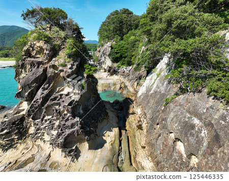 Scenery of Tatsukushi Coast, Tosashimizu City, Kochi Prefecture Scenery of Tatsukushi Coast, Tosashimizu City, Kochi Prefecture 125446335