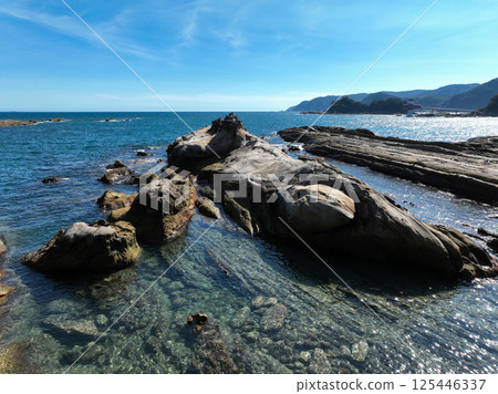 Scenery of Tatsukushi Coast, Tosashimizu City, Kochi Prefecture Scenery of Tatsukushi Coast, Tosashimizu City, Kochi Prefecture 125446337