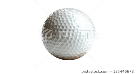 Golf Ball. Sports Equipment For Golf Enthusiasts And Athletes Isolated On Transparent Background 125446678