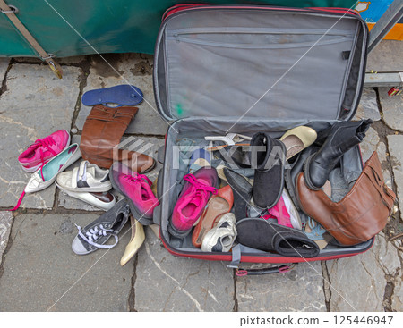 Suitcase With Shoes Suitcase With Shoes 125446947