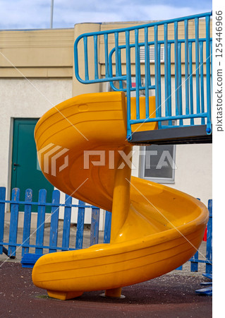 Spiral Slide Playground 125446966