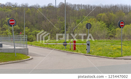 Ramp Barrier Exit Road Ramp Barrier Exit Road 125447002