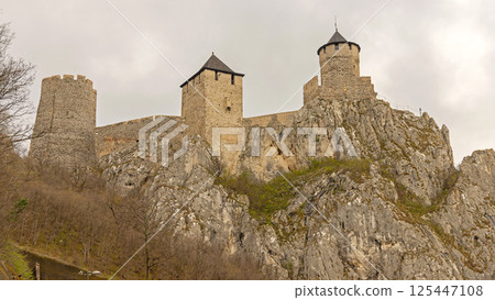 Fortress Walls Golubac Serbia Fortress Walls Golubac Serbia 125447108