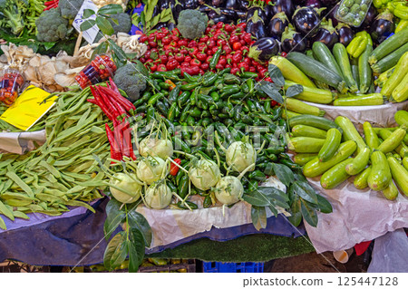 German Turnip Cabbage Kohlrabi 125447128
