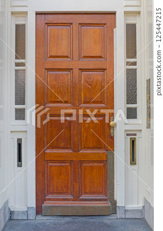 Wooden Door House Amsterdam 125447215