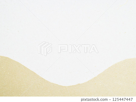 Gold and white Japanese paper image background 125447447
