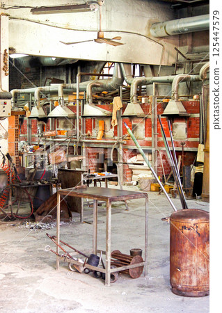 Murano glass factory Murano glass factory 125447579