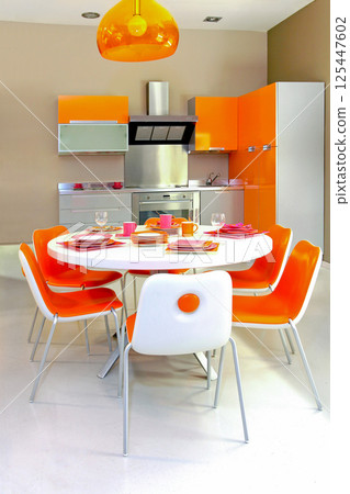 Colorful kitchen 125447602