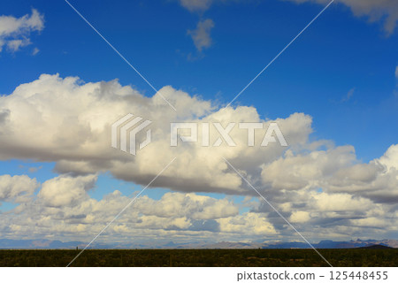 Clouds Over Central Sonora Desert Arizona 125448455