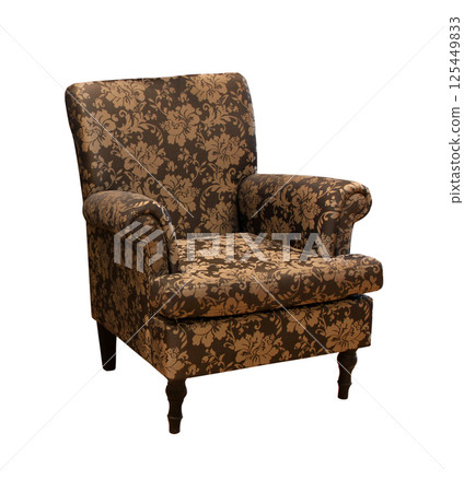 Old brown chair Old brown chair 125449833