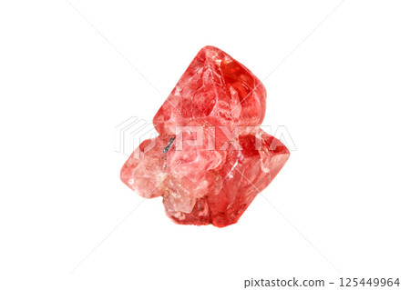 Spinel mineral stone on white background Spinel mineral stone on white background 125449964