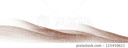 Chocolate and coffee powder, scattered cocoa on a light background. Particles of earth and dust. Brown sand texture.Top view of the cake. Chocolate and coffee powder, scattered cocoa on a light background. Particles of earth and dust. Brown sand texture.Top view of the cake. 125450621
