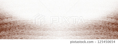 Chocolate and coffee powder, scattered cocoa on a light background. Particles of earth and dust. Brown sand texture.Top view of the cake. 125450654