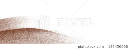 Chocolate and coffee powder, scattered cocoa on a light background. Particles of earth and dust. Brown sand texture.Top view of the cake. Chocolate and coffee powder, scattered cocoa on a light background. Particles of earth and dust. Brown sand texture.Top view of the cake. 125450666