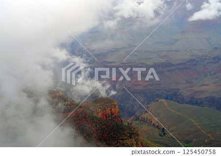 Cloudy Day At The Grand Canyon Arizona 125450758
