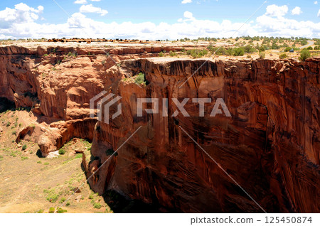 Surrounding Terrain, Cliffs, and Valley Canyon De Chelly Arizona Surrounding Terrain, Cliffs, and Valley Canyon De Chelly Arizona 125450874