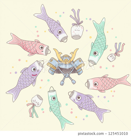 Children's Day illustration card 125451010