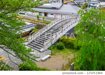 Scenery of Shoryu Bridge in Fukuchiyama, Fukuchiyama City, Kyoto Prefecture 125451964