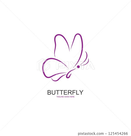 Beauty Butterfly icon design 125454266