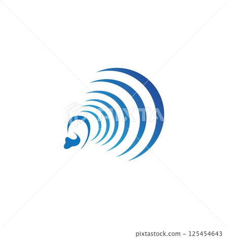 Hearing Logo Template vector icon design Hearing Logo Template vector icon design 125454643